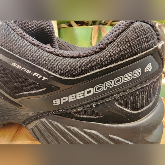 Mens Salomon Black Speedcross 4 Men's Athletic Shoes - Picture 9 of 11